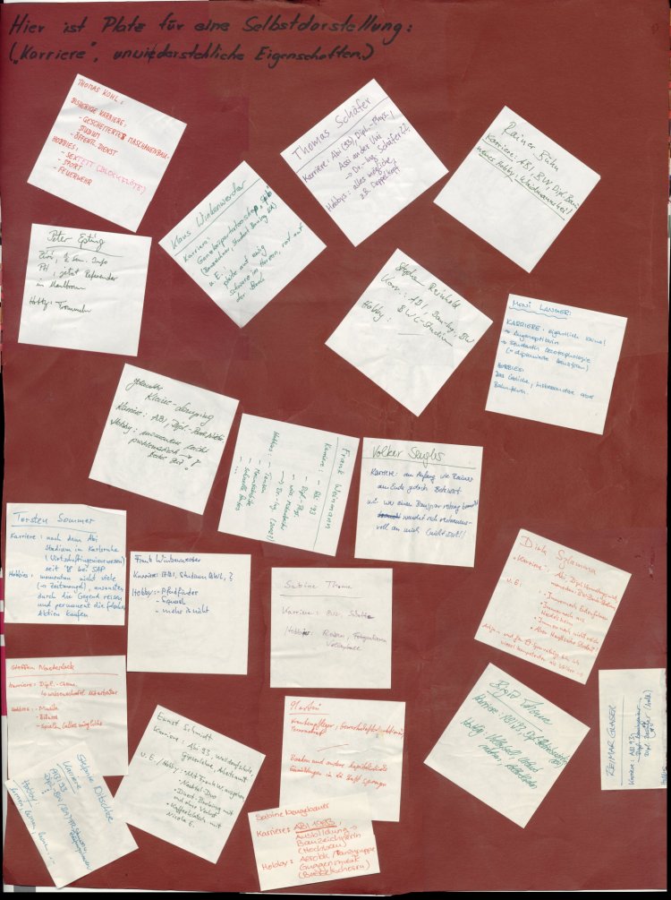 Plakat vom Abi-Treffen am 13. Mai 2000 im Milj��